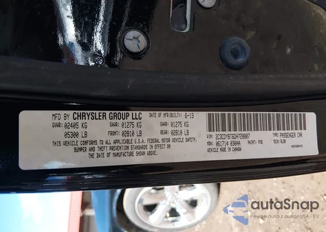 2013 Dodge Challenger R/T Plus z USA, uszkodzony, nr VIN 2C3CDYBT6DH728807